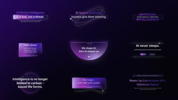 AI Text Animation | AE（921293）-技能树